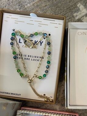 NWT Lucky Gold Bracelet new in box